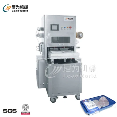 Automatic Retail Chicken Modified Atmosphere Packaging Map Tray Sealing Vacuum Nitrogen Injection Gas Flushing Packing Machine