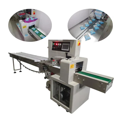  Popsicle Machine Packaging Horizontal Wrapping Biscuit Packing Machine