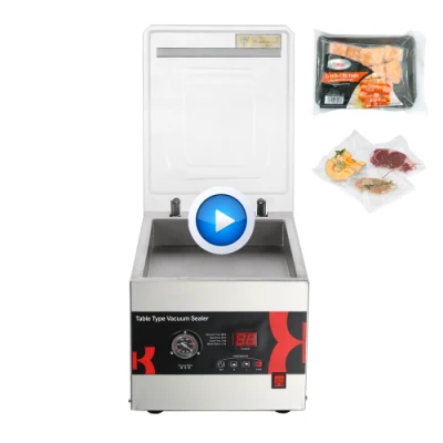  DZ-260C Automatic commercial large chamber storage tea bags vacuum packing machine plastic bag vacuum seal packing machine for meat rice