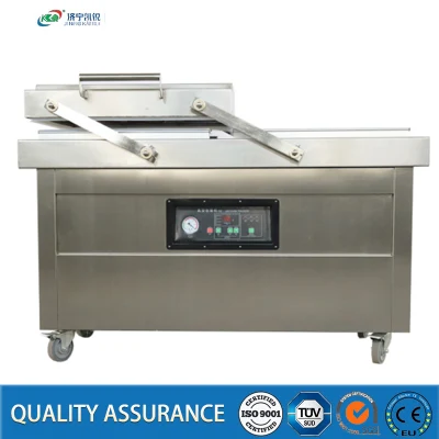  Automatic Electric Food Bag Vacuum Sealer Machine Vacuum Sealing Packing Machine/Double Chamber Vacuum Packaging Machine CE Approved Food Sealing Machine