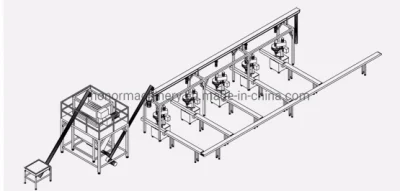 Food Powder Weighing/Packing/ Filling/Bagging Packaging Machine with CE