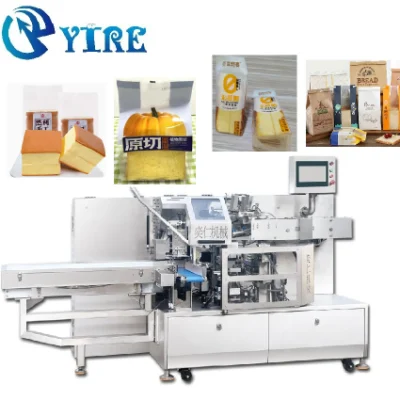  Automatic Loaf Bread or Cake Bagging and Sealing Packing Machine