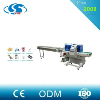  Bread Cheese Sandwich Packaging Soap Biscuit Cookie Cakes Flow Packing Machine Pizza Toast Croissant Pita Bread Packaging Packing Machine