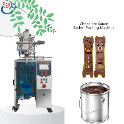 Automatic Honey Liquid Sachet Filling and Packaging Machine, Irregular Bag Meat Sauce Packaging Machine