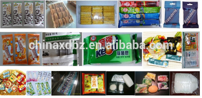 High Speed Automatic Bread Flow Wrapping Packing Machine