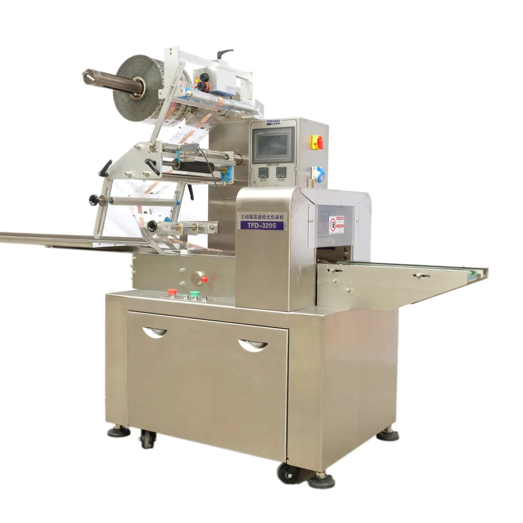 Automatic Packaging Machine for Food/Cake/Bread/Biscuit/Cookies/Snacks/Small Products