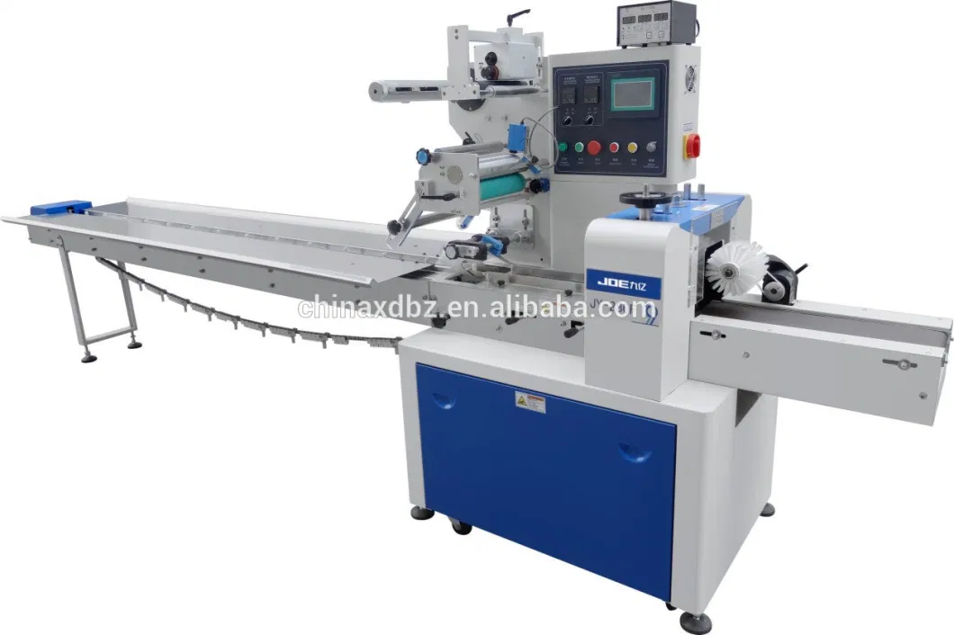 High Speed Automatic Bread Flow Wrapping Packing Machine