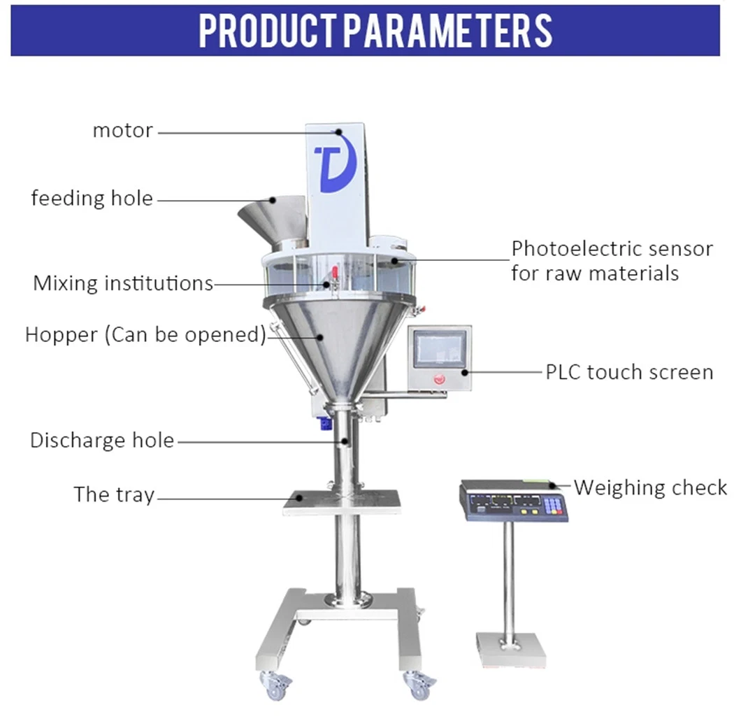Semi Automatic Simple Filling Small Small Bag Creamer Washing Pouch Filling Small Sachets Curry Powder Packing Machine