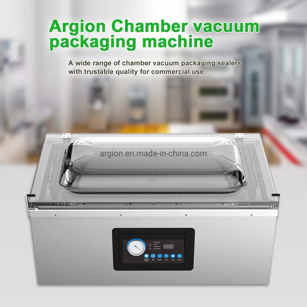 Restaurant Equipment Commercial Large Chamber Vacuum Packing Machine with 3PCS Seal Bar