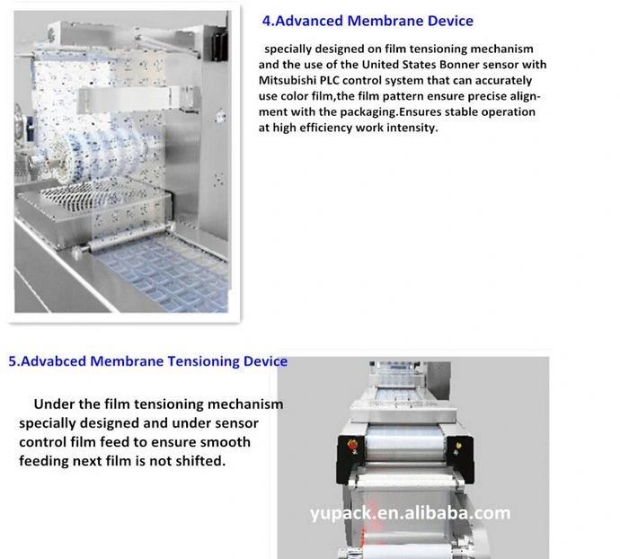 Yupack Automatic Stretch Film Vacuum Packaging Machine/Thermoforming Machines
