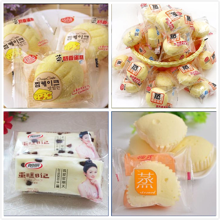 Cake Food Cookie Candle Book Ice Cream Screw Bread Cake Candy Gloves Soap Horizontal Packing Wrapping Flow Pack Machine