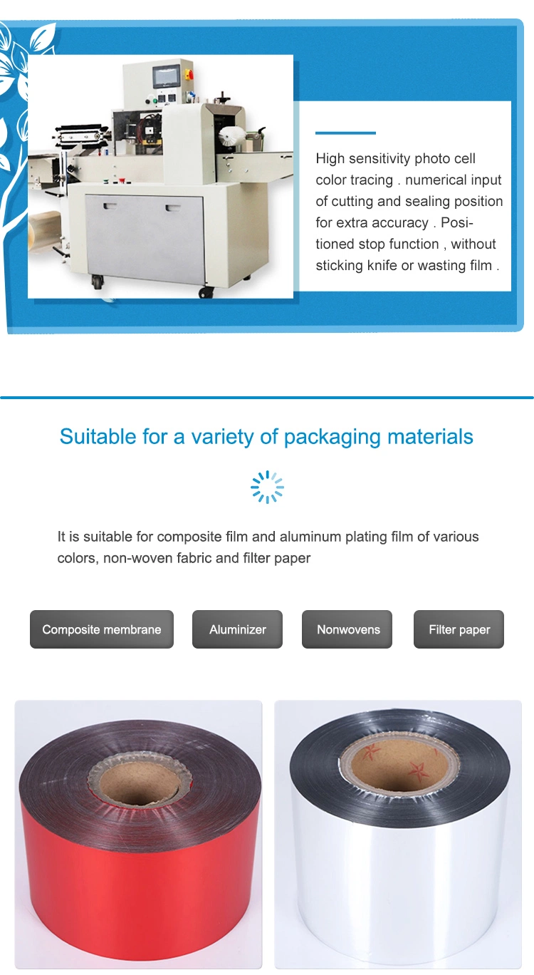Full Servo Automatic Flow Muti-Function Bread Cookies Wrap/Packing /Packaging Machine