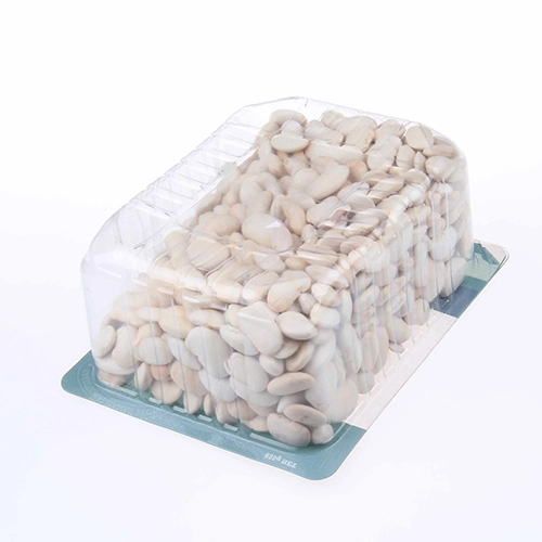 Thermoforming Chocolate Bean Nuts Vacuum Map Packaging Machine in Rigid Film for Supper Deep Tray
