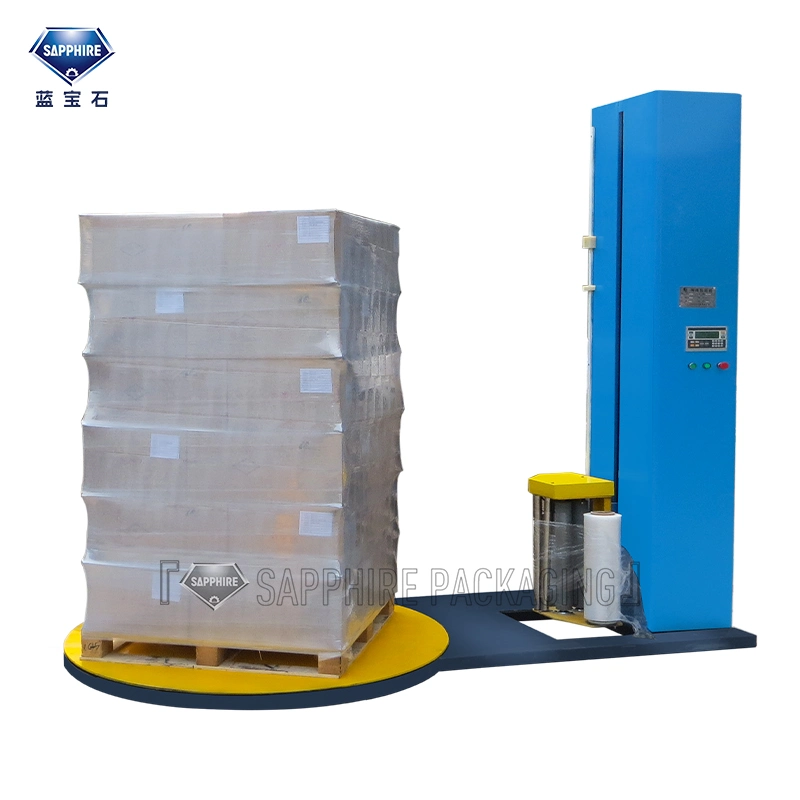 Pallet Wrapping Machine for Packing Glass Products, Metal, Electronics, Paper Making, Ceramics, Chemical, Food, Drink, and Building Material