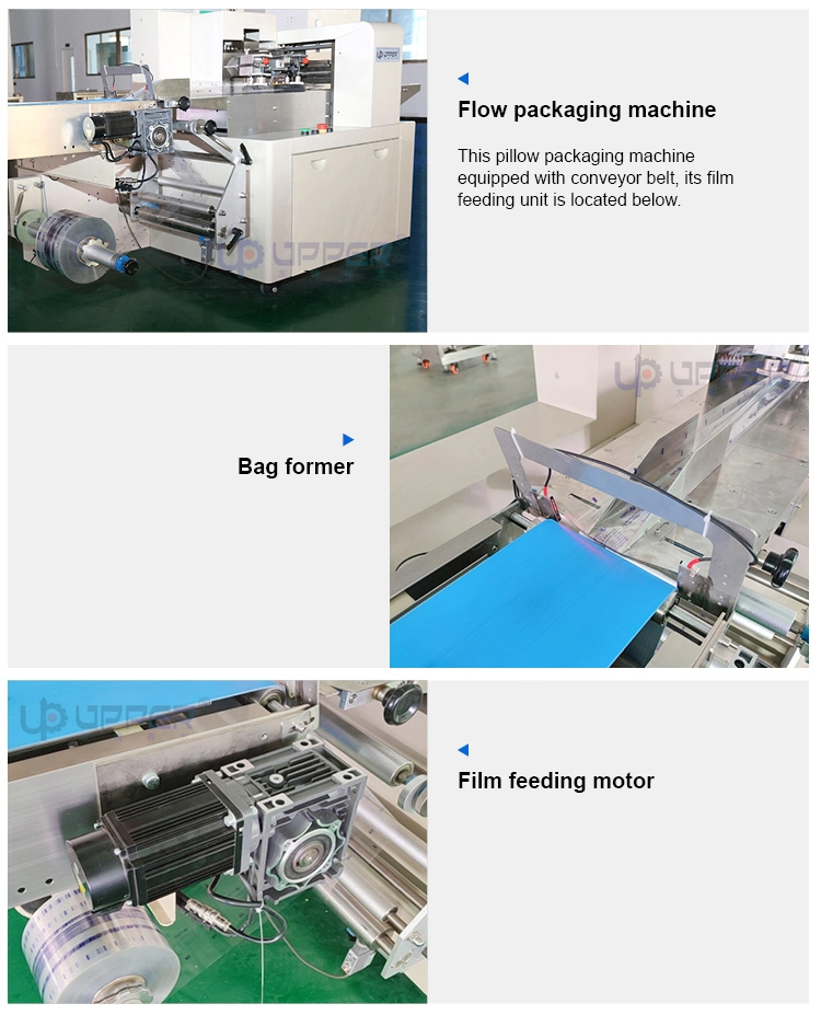 Extruder Packaging Machines Dough Candy Steamed Buns Pie Cake Biscuit Bread Fondant Snack Plastic Bagging Food Clay Pasta Flow Pillow Extruder Packing Machine