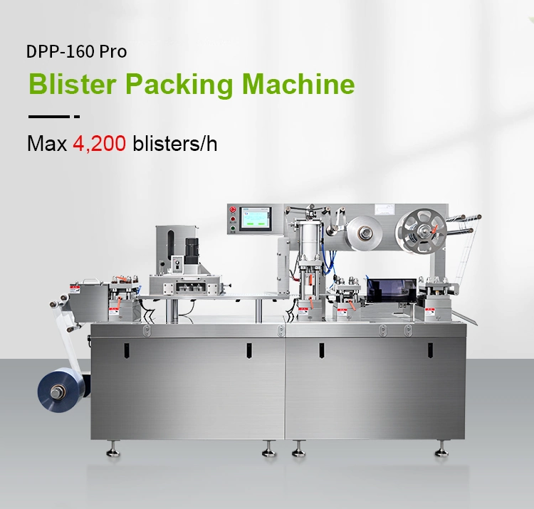 Dpp-180 Alu-Alu Blister Packing Machine for Tablet &amp; Capsule Blister Heat Seal Machine