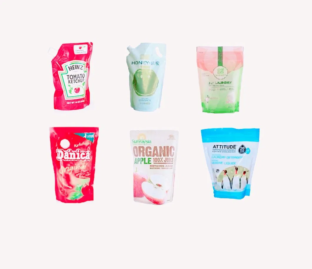 Special-Shaped Bag Premade Bag Jelly Snack Wrapping Filling Pack Sealing Wrap Shrink Packaging Vertical Liquid Water Auto Food Packing Machine