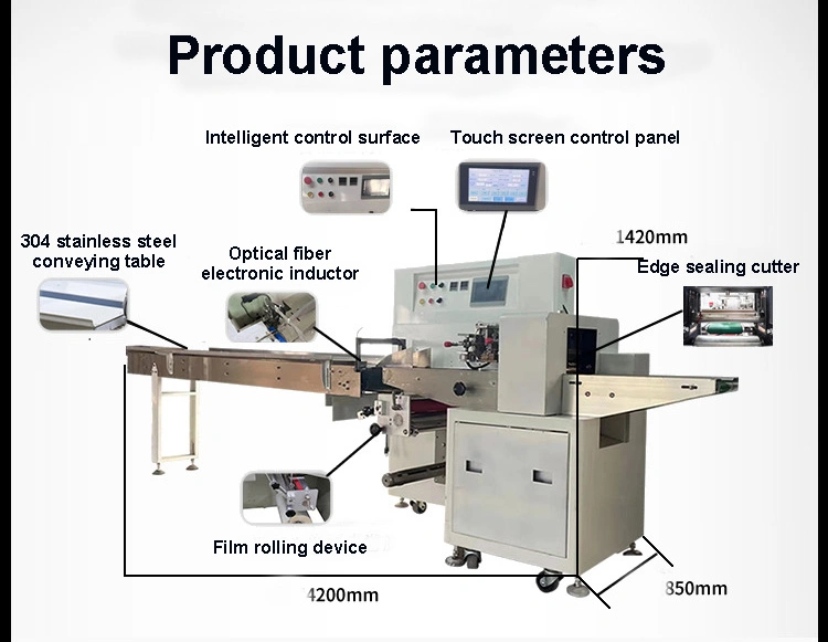 Sausage/PVC Tape/Snack Pillow Packing Machine up Feeder Packaging Machinery