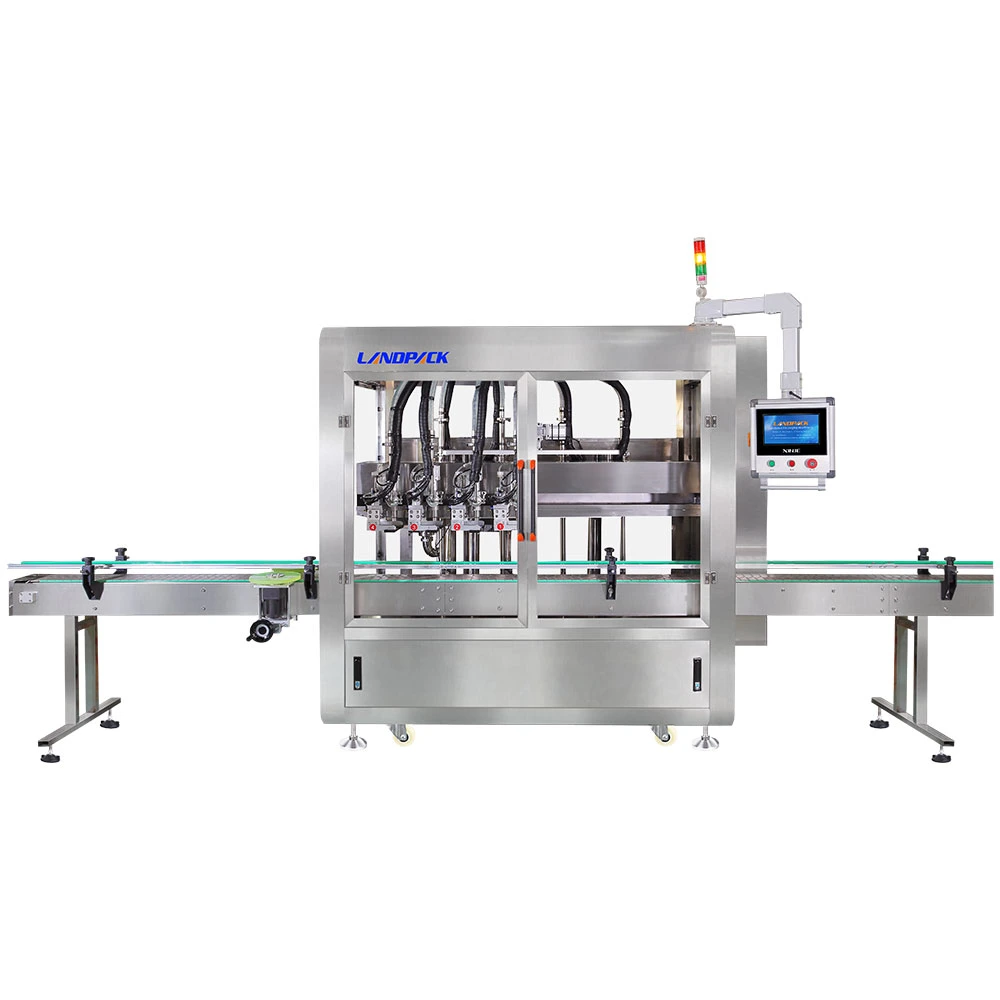 Automatic Juice Ketchup Syrup Tracking Type Liquid Filling Machine for Small Business