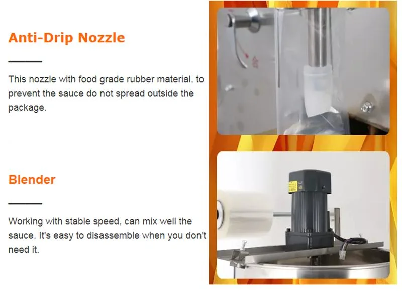 Fully Automatic Mini Pouch Chilli Jam Peanut Butter Honey Sachet Packaging Machine Weighing Filling Nuts Sealing Machine