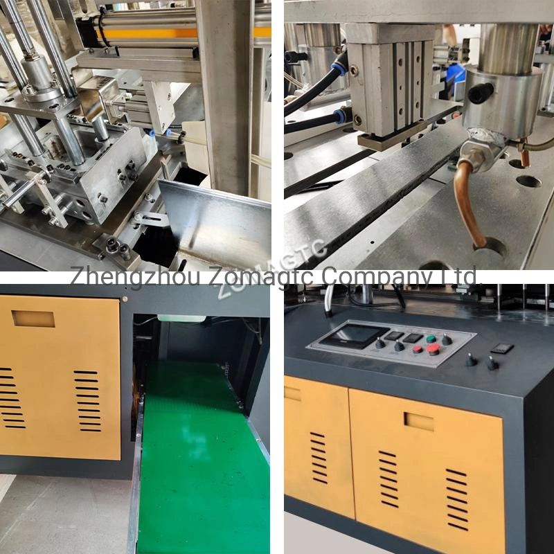 China Factory One Time Use Paper Food Packaging Machine Paper Takeaway Food Container Machine