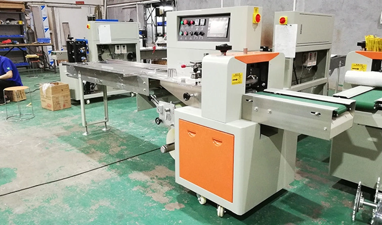 Automatic High Speed Pillow Frozen Fruit Tray and Vegetable Vacuum Packaging Mango Lemon Orange Apple Fruit Packing Machine