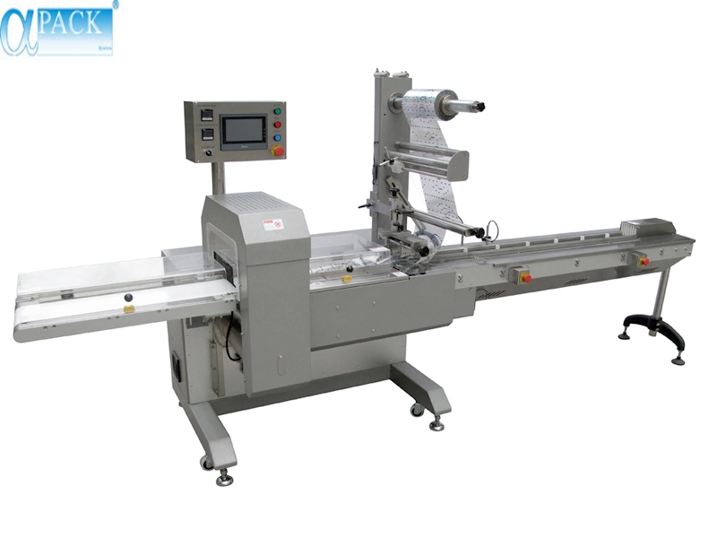 Automatic Horizontal Pillow Type Bag Flow Wrapping Packing Machine for Cookies, Chocolate, Bread (AHP-450-S3/AHP-500-S3)