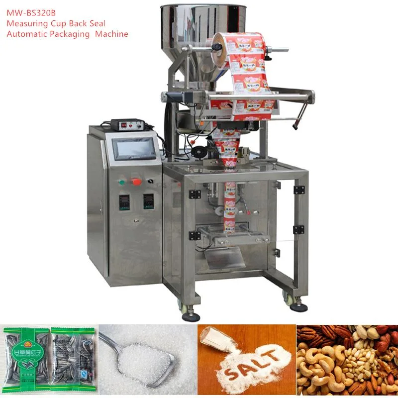 Cookies Candy White Sugar Brown Sugar Lollipop Snack Measuring Cup Back Auto Stretch Wrapping Filling Pack Sealing Wrap Shrink Packing Machine