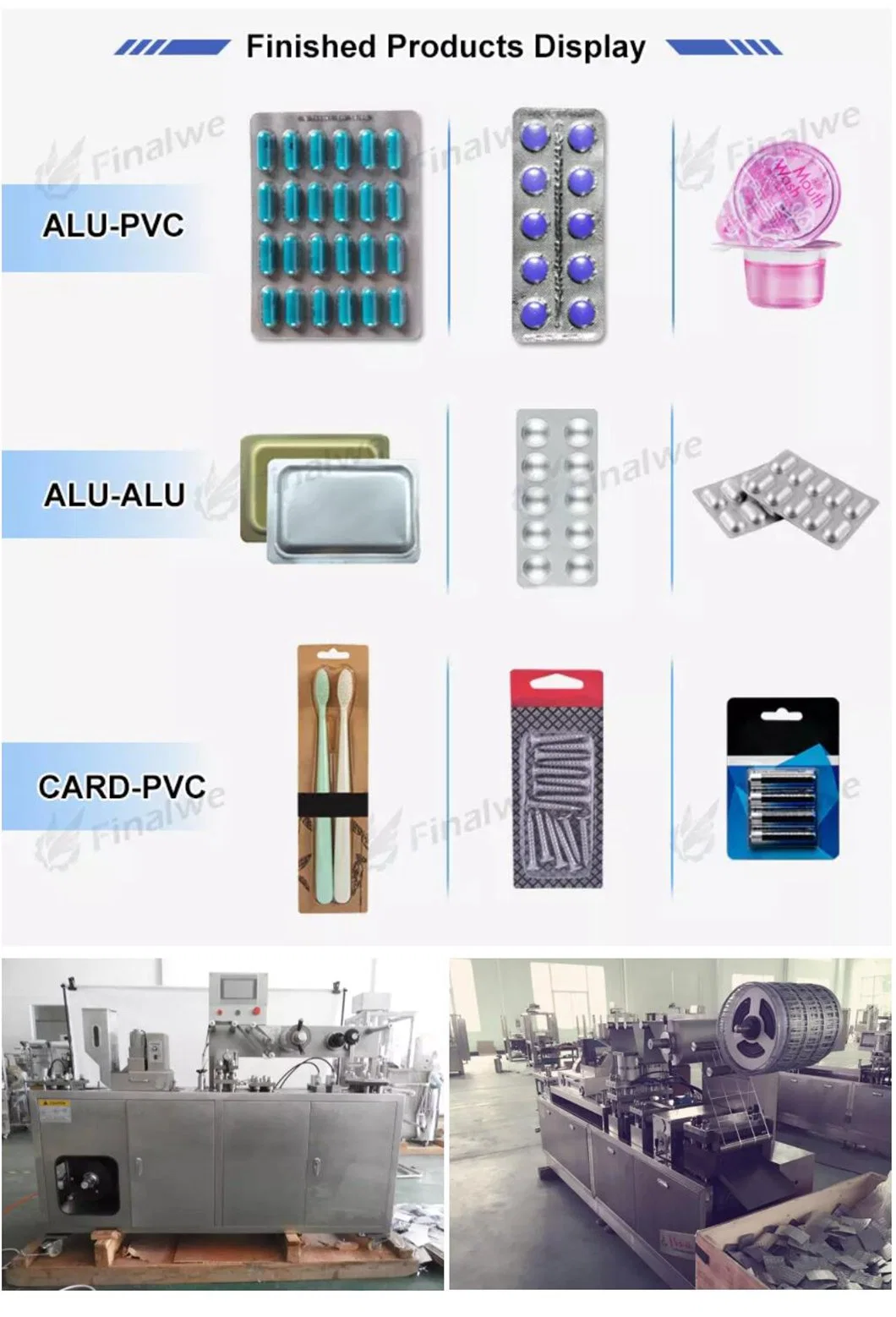 Automatic Alu PVC Foil Tablet Blister Packing Machine for Capsule, Pill, Toffee, Alcohol, Honey, Oil, Blister Packing Sealing Machine