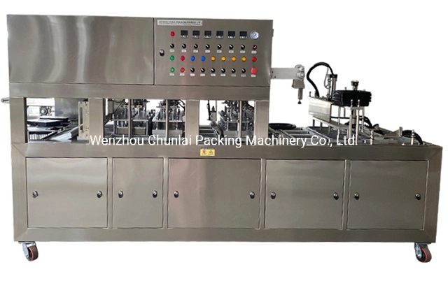 Food Packaging Ready Meals Self-Heating Rice Tray Sealing and Filling Machine