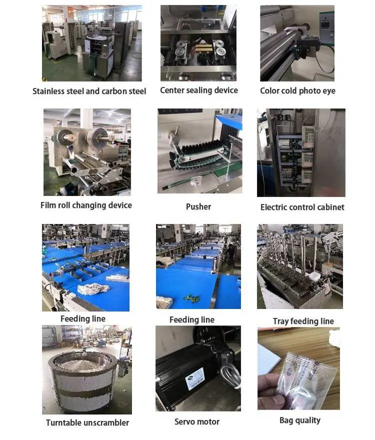 Frozen Fresh Food Chicken Duck Flow Bag Wrapping Packing Machine Automatic Meat Wrap Packaging Machine