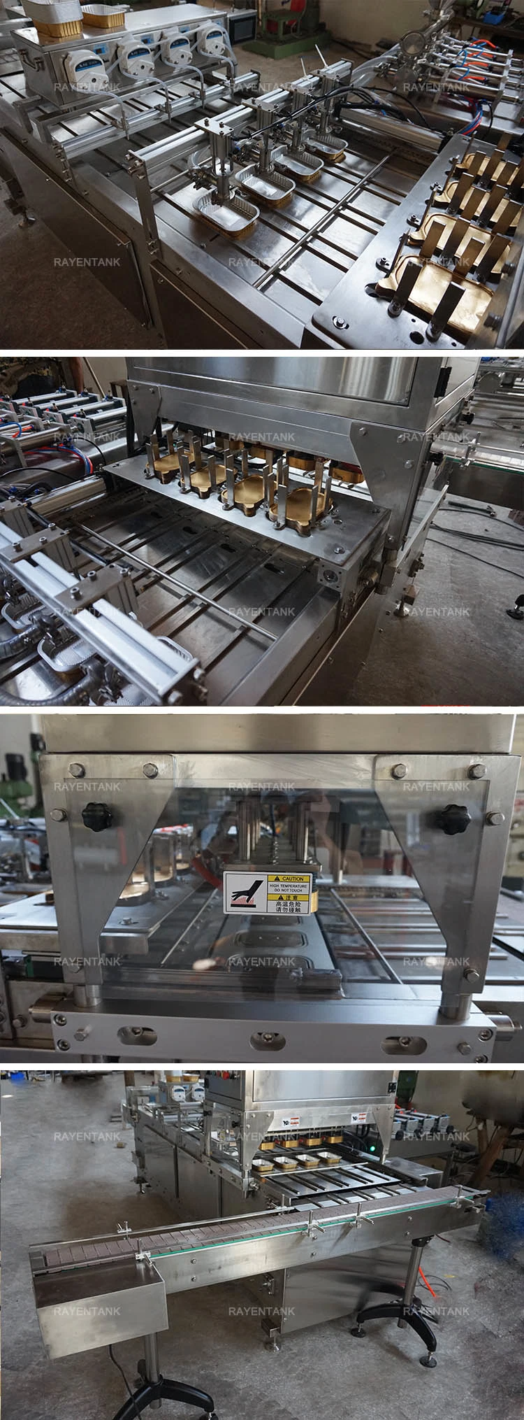 China Manufacture Stainless Steel Lunch Tofu Box Sealing Machine