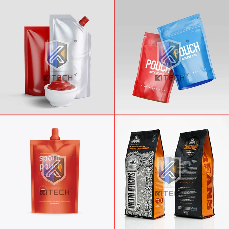 Automatic Rotary Packaging Sealing Fruit Juice Ketchup Honey Pouch Liquid Envasadora Doypack Packing Machine