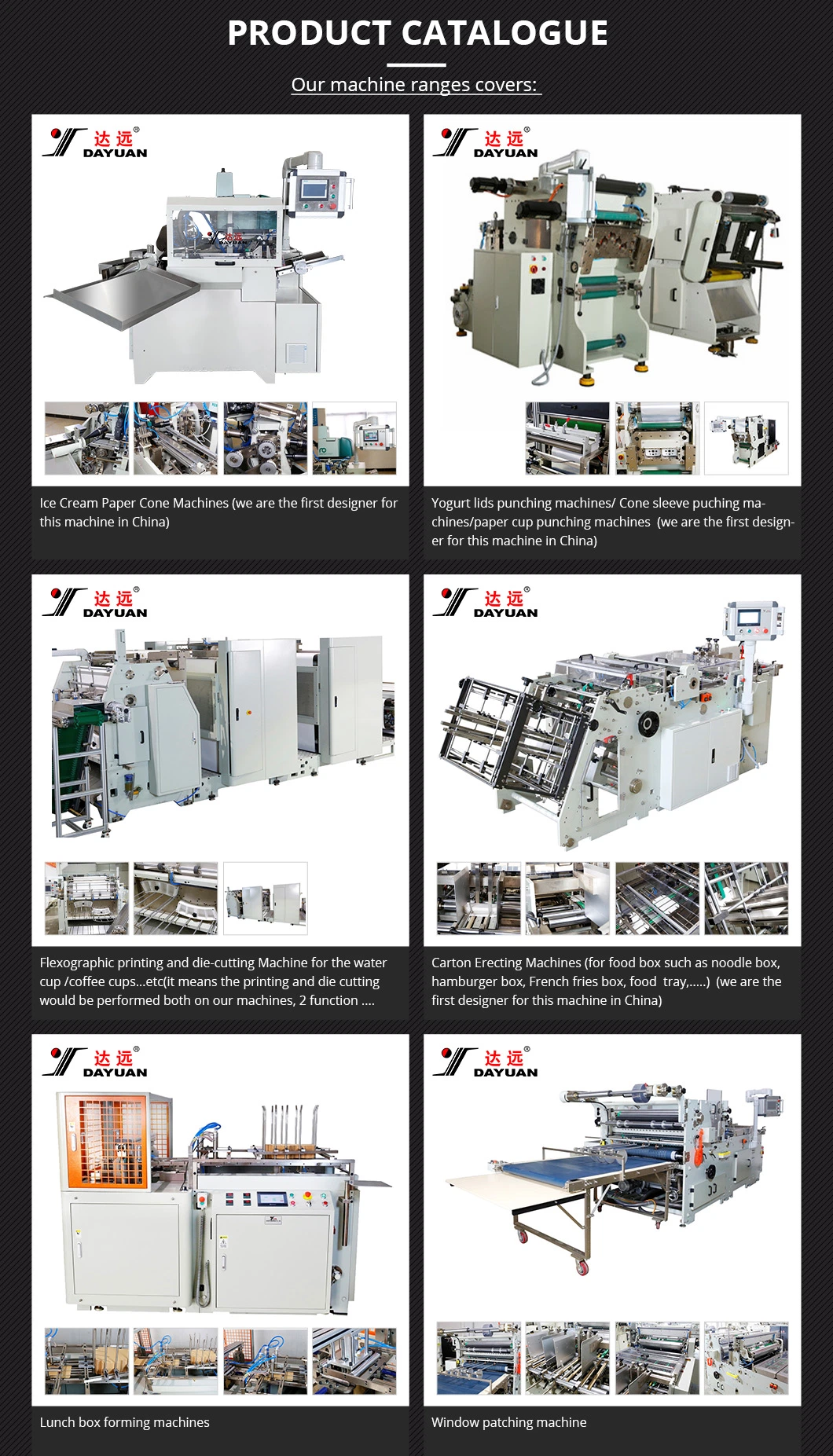 Easy to Operate Hamburger Boxes Machinery for Food Packaging