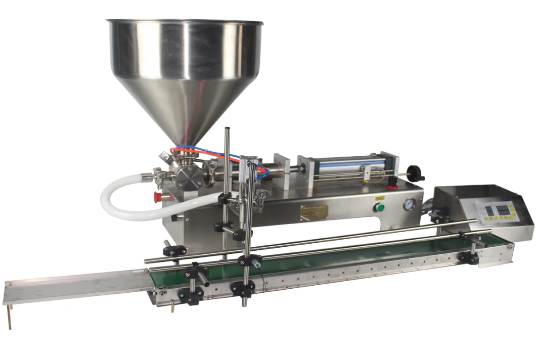 Automatic Pneumatic Tablet Peanut Body Butter Chocolate Ketchup Grease Tomato Sauce High Viscosity Syrup Yogurt Cream Honey Paste Bottling Filling Machine