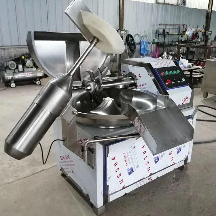 20L Meat Chopping Machine for Sausage Making Stainless Steel Carne Meat Bowl Cutter Grinding Machine Cutter Carne Ndustrial Vegetable Chopping Machine