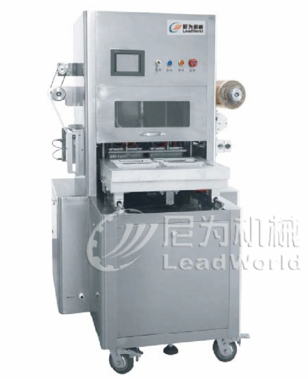 Automatic Retail Chicken Seafood Fresh Food Fresh Meat Vegetable Packaging Machine Map Tray Sealing Vacuum Nitrogen Injection Gas Flushing Packaging Machine
