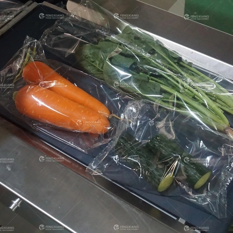 Vegetable Fruit Orange Lettuce Carrot Cucumber Weighting Flow Wrapping Shrink Packing Machine