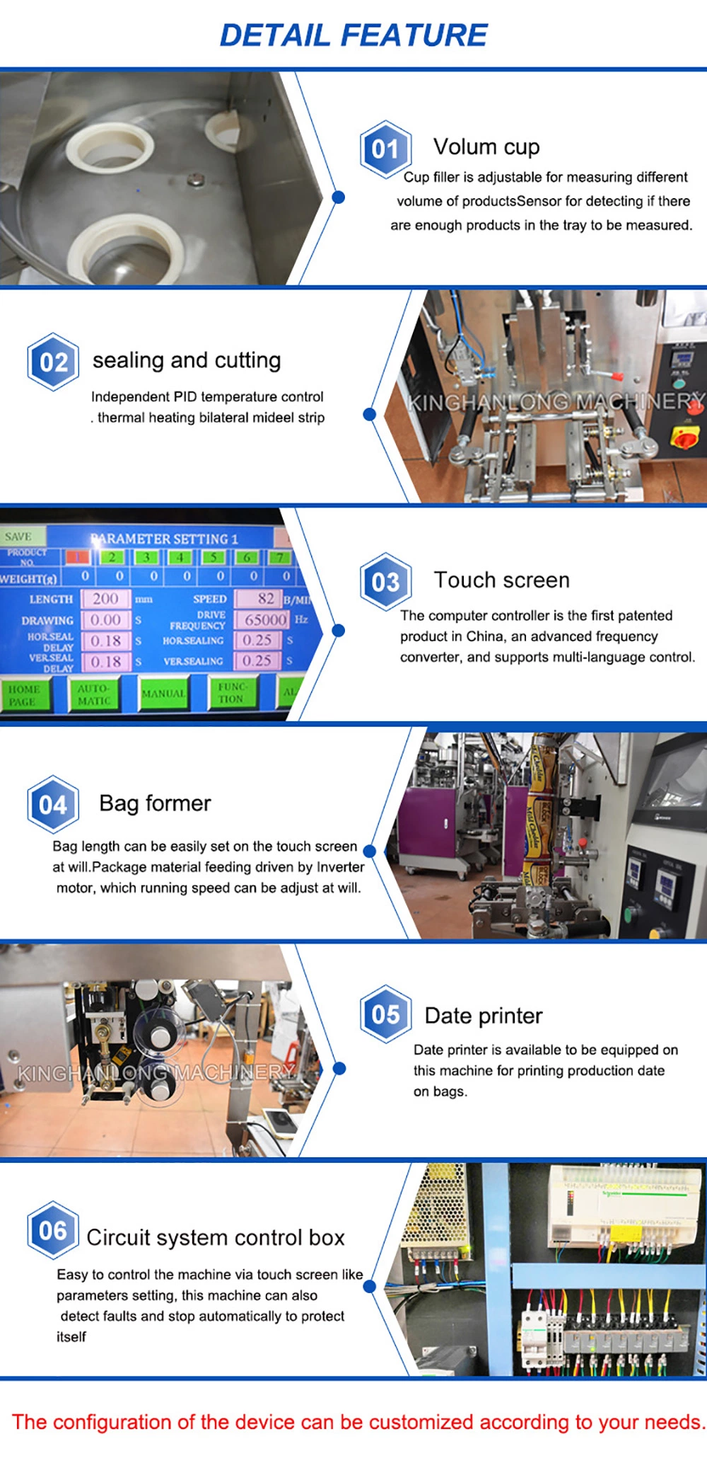 Kitech Triangle Shape Bag Small Biscuit Cookies Snack Food Form Fill Seal Wrapping Flow Packaging Packing Filling Sealing Machine Factory Price