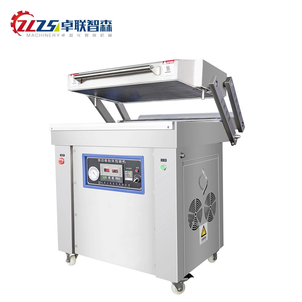 Tray Sealing Cooked Foods Skin Vacuum Packing Machines Processing Fish Skin Pack Machine