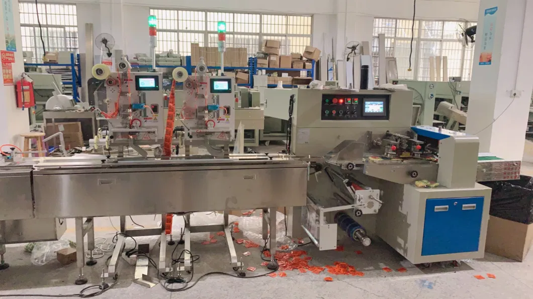 One Drag One Instant Noodles Packaging Line Full Automatic Straight Parting Feeding Packing Machine