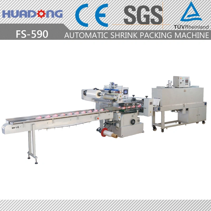Automatic Shrink Pack Instant Noodle Cup Heat Shrink Packaging Machine Packing Equipment High Speed Flow Packing Machine