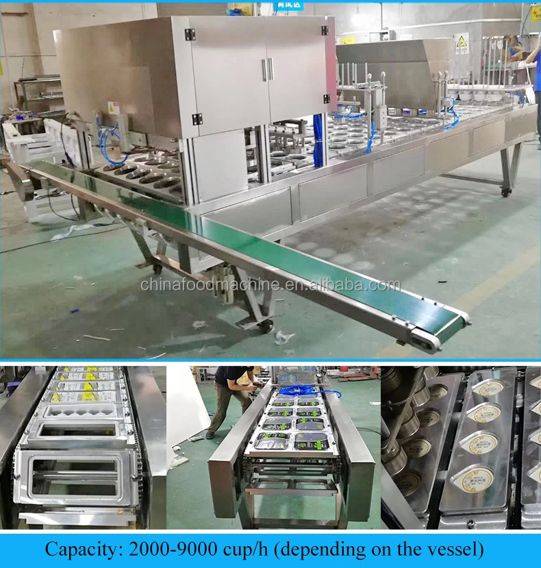 Automatic Package Sealing Machine Vacuum Plastic Food Tray Sealer