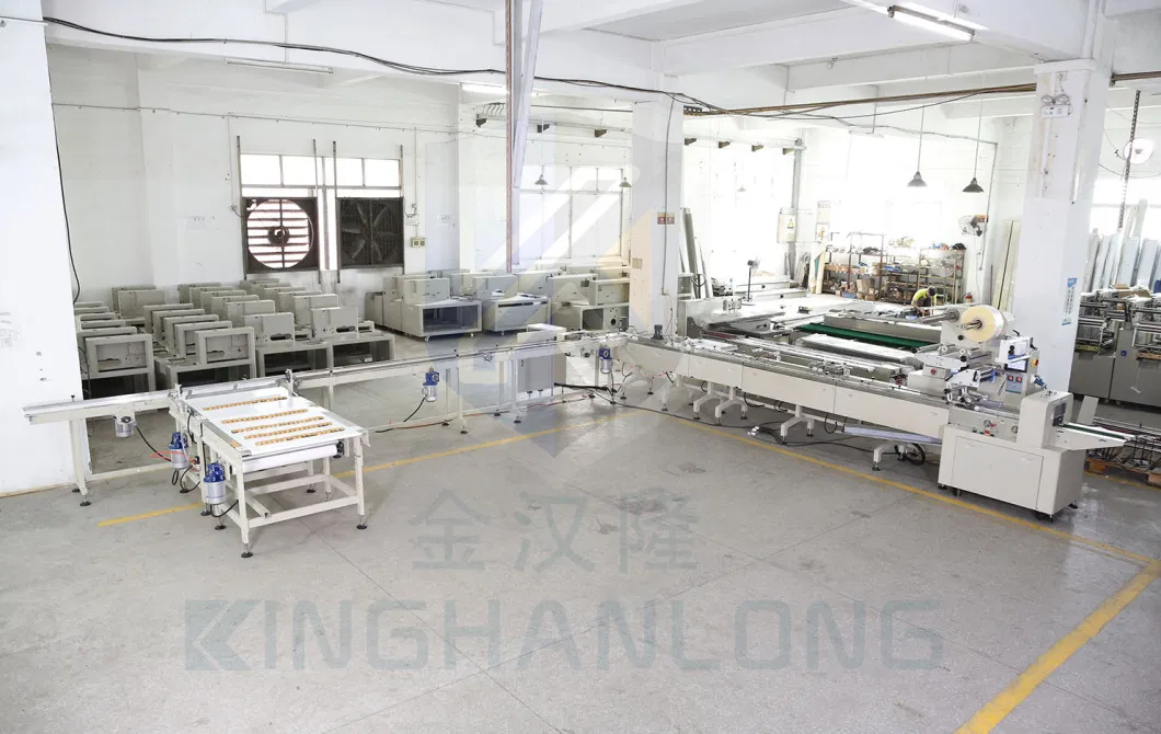 Kl Customized Automatic Slicing Form Fill Seal Wrapping Flow Packaging Packing Filling Sealing Machine Lines for Bread Buns