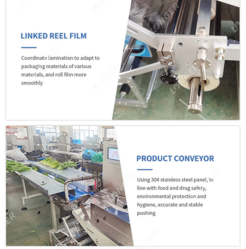 China Trade Cookie Film Pack Making Flat Package Filling Packing Stick Biscuit Flow Wrap Machine for Food