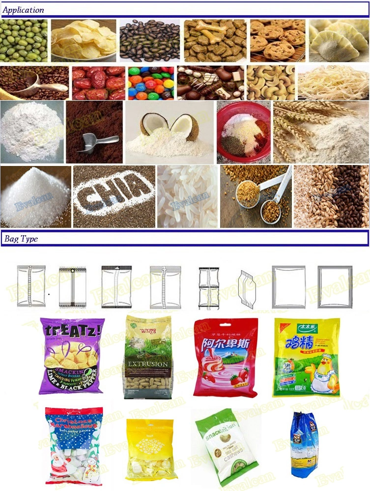 Pet Food Automatic Bagging Systems, Grain Auto Open Mouth Small Charcoal Pellet Bag Bread Bagging Machine for Seeds