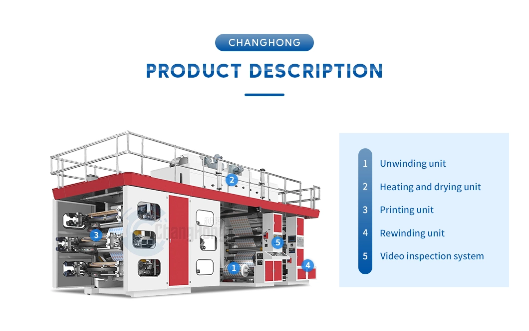 Dry Food Packaging Bagging Flexographic/Flexo Printing Machines for Sale