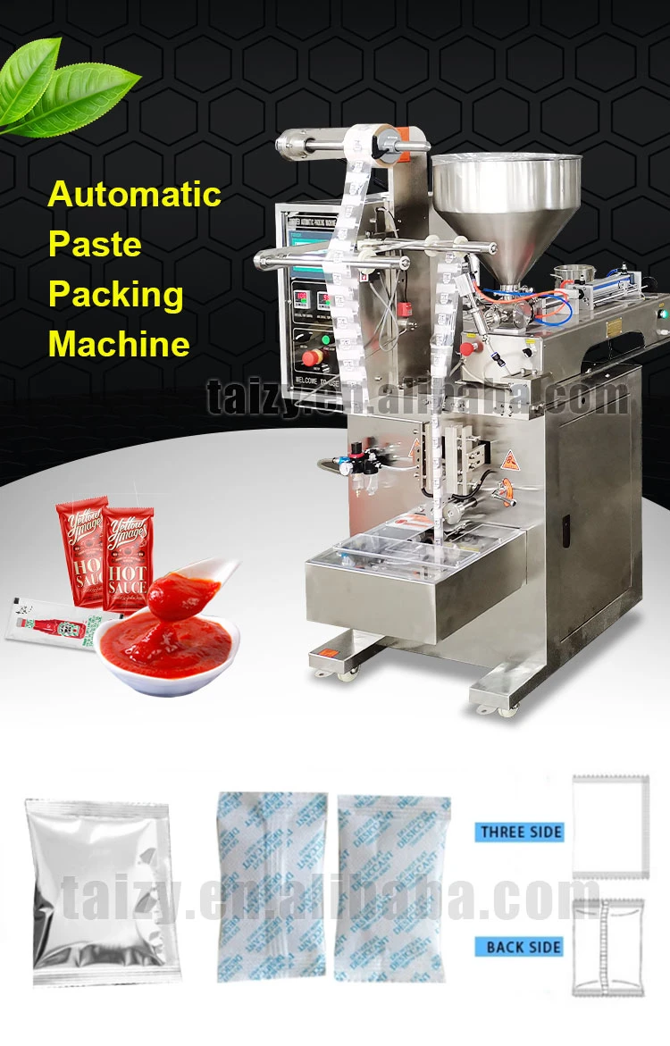 Vertical Salad Peanut Paste Filling Viscous Liquid Bag Pack Packaging Machine