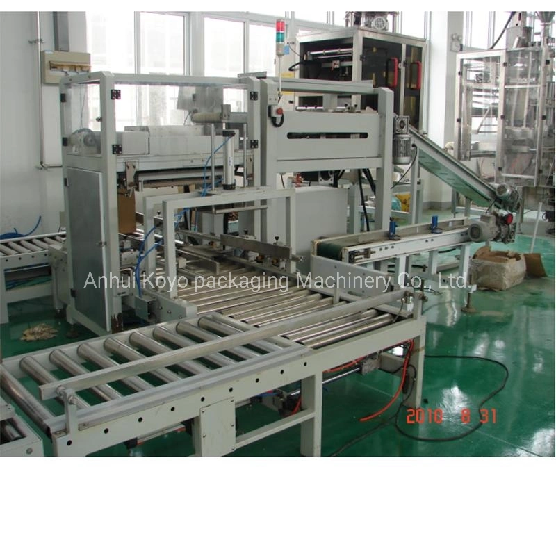 Automatic Primary and Secondary Case Packing, Carton Packaging Machine, Bag Baler, Bag in Box Cartoning Line for 1-2-5-Kg Rice Bag