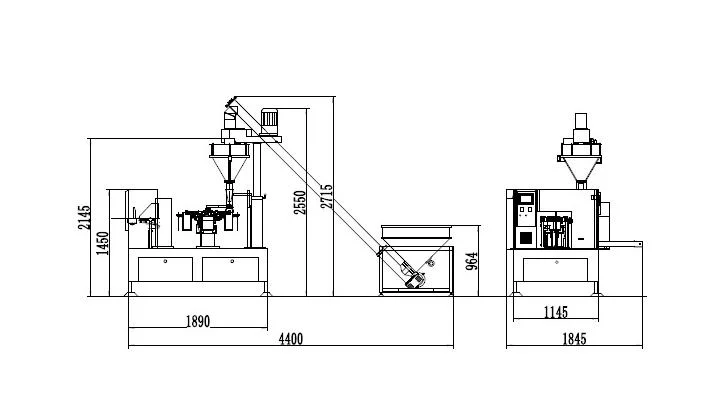 Bagged Fast Food Takeaway Fast Food Semi-Finished Prefabricated Food Package to Bag Packaging Machine